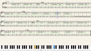 ¥ Kanye West Ty Dolla ign — FIELD TRIP — Piano Sheet Music [upl. by Cesya452]