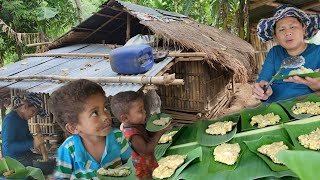 First time nila ito Matikman Nilupak na may Buko  Katutubong Aeta [upl. by Linnell]