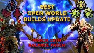 Guild Wars 2 Best Open World Builds Update March 19 2024 Patch [upl. by Llednohs]