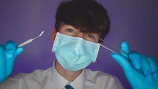 ASMR  Ortho Visit  Removing braces and placing lingual permanent retainer [upl. by Farl]