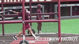 2024 FSU Baseball Position Player Newcomers 919 Batting Practice [upl. by Piggy915]