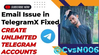 How to Fix Email Code Problem in TelegramX  Fix Email not allowed issue in TelegramX 💯 [upl. by Ajnek]