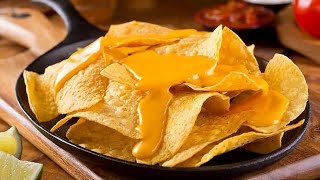 Homemade Nachos Cheese Sauce Recipe • How To Make Cheese Sauce For Nachos Recipe •Cheddar Cheese Dip [upl. by Assilav429]