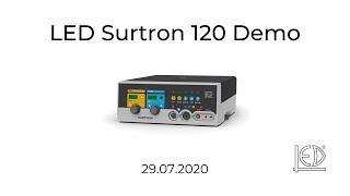 LED Surtron 120 Diathermy Demonstration [upl. by Kcirej515]