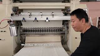 Interfold V folding hand towel paper machine [upl. by Yzmar]