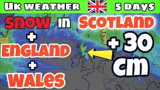 Uk weather ❄️🌧️ Urgent 🔴 Heavy snow expected  heavy rain and strong winds ⚠️ Uk weather tomorrow [upl. by Ern]