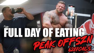 340Ib IFBB PRO  FULL DAY OF EATING PEAK OFFSEASON [upl. by Ade]