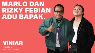 MARLO DAN RIZKY FEBIAN ADU BAPAK  VINIAR hosted by Marlo feat Rizky Febian part 1 [upl. by Leban]