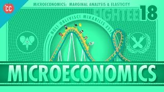 Marginal Analysis Roller Coasters Elasticity and Van Gogh Crash Course Economics 18 [upl. by Eecart]