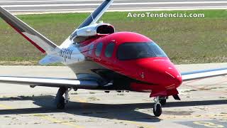 Three Cirrus Vision SF50 at Sabadell Airport [upl. by Aika]