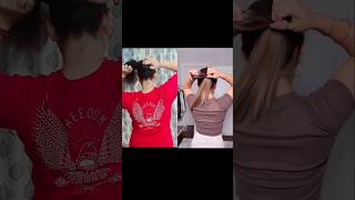 Easy Everyday Hairstyle🦋hairstyle40 2024hairtutorialhairstylehackhaircareshortstrendingreels [upl. by Lennahc759]