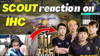 Scout shocked on IHC Esports aggressive push🔥😱  PMGC 2022 [upl. by Harden]