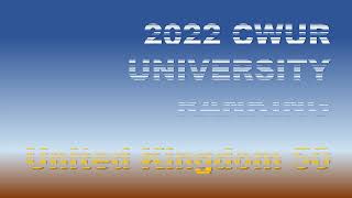 2022 CWUR TOP UNIVERSITY GLOBE TOTAL [upl. by Reeve]