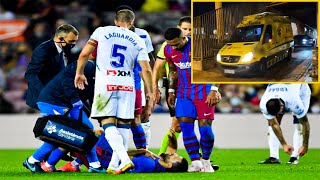 SERGIO AGUERO heart scare Barcelona vs Alaves 😢😢 [upl. by Necila]