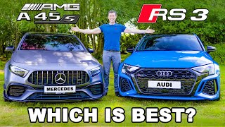 NOUVELLE AUDI RS3 VS A45S AMG  QUI GAGNE  😈 [upl. by Kono]