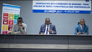 Évaluation des Projets au Burundi  Atelier Semestriel avec le PNUD [upl. by Coy]