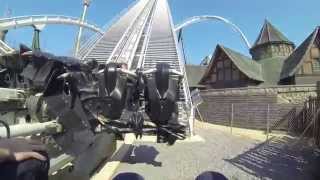 Flug Der Dämonen Heide Park Onride POV [upl. by Tammie691]