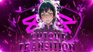 Ae Cutout Transition  Capcut Tutorial [upl. by Paolina]