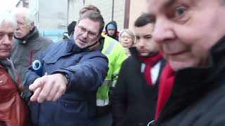 Somme  le député à la rencontre des habitants mécontents de la rue LouisThuillier à AillysurNoye [upl. by Kcirdneh]