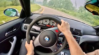 2005 E46 BMW M3 Competition Track Prepped 6Speed SMG  POV Driving Impressions [upl. by Chick]