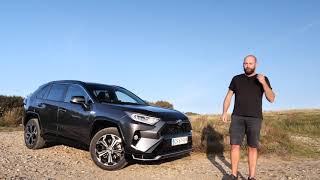 TEST  Toyota RAV4 Plugin Hybrid har strøm til 75 kilometer [upl. by Shanks]