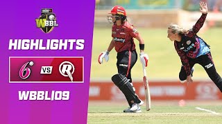 Sydney Sixers v Melbourne Renegades  WBBL09 [upl. by Vihs341]