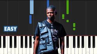 Aubrey Qwana  Ngaqonywa ft DJ Tira  EASY PIANO TUTORIAL by SAPiano [upl. by Betsey]