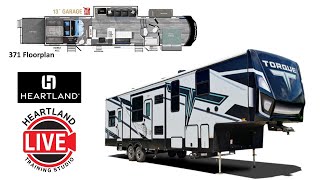 Unique Toyhauler Floorplan ALERT Torque 371 [upl. by Barnaby275]