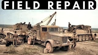 Field Repair of the German Tanks Heroic Work of the Panzer Werkstatt Kompanie 39  45 [upl. by Dualc]