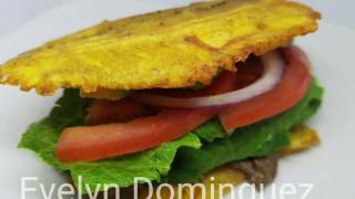 How to make a Plantain Sandwich Jibarito [upl. by Okramed]