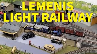 Lemenis Light Railway 009 Gauge Model Railway [upl. by Ynna]