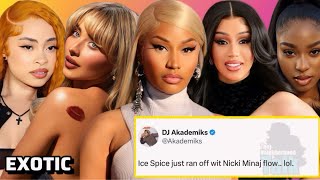 IceSpice Must Be STOPPED‼️Copies Nicki’s Flow👀Cardi B gets Dragged by Armon‼️Sabrina winning amp more [upl. by Onitsoga]