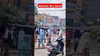 Bus Stand Scene While Traveling Amritsar travel youtubeshorts [upl. by Rimhsak]