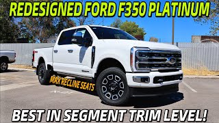 Redesigned Ford F350 Platinum This Ultimate City Boy Truck Is Miles Ahead Of GMC And RAM HDs [upl. by Albin]