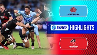 HIGHLIGHTS  WARATAHS v CRUSADERS  Super Rugby Pacific 2024  Round 8 [upl. by Trawets]