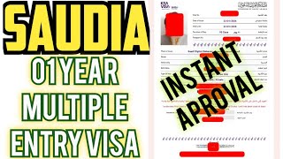 How to apply Umrah visa online 1 Year Multiple Entry E visa Saudi Arabia Saudi tourist visa  2024 [upl. by Behrens]