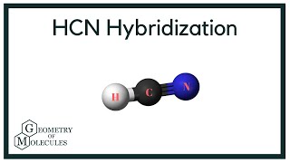 Hybridization of HCN Hydrogen Cyanide [upl. by Cataldo]