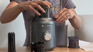 Slow Masticating Juicer For Vegetables and Fruits Review [upl. by Llenaj]