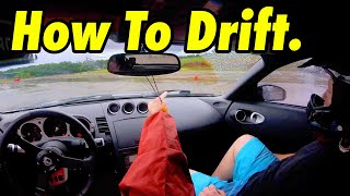 Fundamentals to balance and control a car in drift Nissan 350Z [upl. by Dermott]