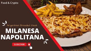 Milanesa Napolitana  Argentinian Breaded Steak [upl. by Balmuth]