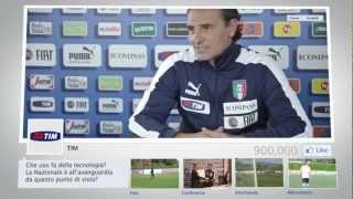 Euro12 la community TIM intervista il CT Prandelli [upl. by Zuckerman]