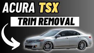 How to Remove Not an Ash tray trim Acura TSX 2009  2014 center trim [upl. by Curr982]