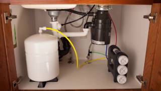 Reverse Osmosis System Water Filter Installation Video Whirlpool Water Treatment [upl. by Aylmar]