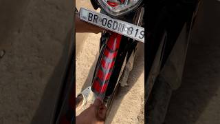 Bike mudguard sticker😱🥵 shorts shortvideo modified sticker [upl. by Nirac316]