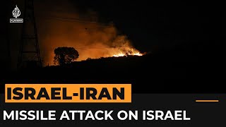 Iran fires dozens of missiles at Israel  AJ shorts [upl. by Itsirk638]