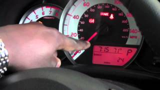 2012  Toyota  Yaris  Setting The Clock  How To By Toyota City Minneapolis [upl. by Arrimat]