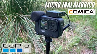 MICROS INALÁMBRICOS para GoPro cámara y smartphone COMICA Boom XD D2 [upl. by Drobman]