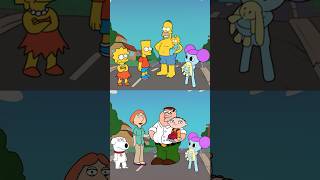 THE SIMPSONS VS FAMILY GUY GET ABSTRACTED COMPARISON Pibby x The Amazing Digital Circus tadc [upl. by Maurili]