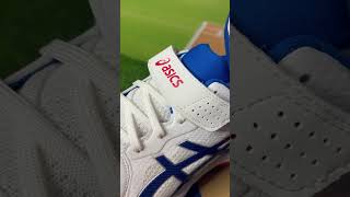 ASICS Speed Menace FF White Mens Cricket Shoes  Shoes  Crickstore [upl. by Ahsenak]