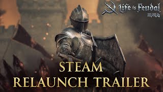 Life is Feudal MMO — Steam Relaunch Trailer [upl. by Buckler]